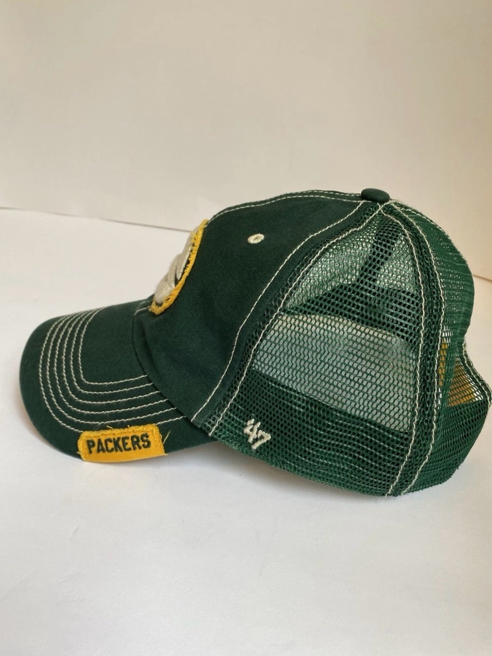 Green Bay Packers Green Distressed Cap - Picture 3 of 8